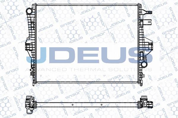 Jdeus M-0300560 - Radiator, mühərrikin soyudulması furqanavto.az