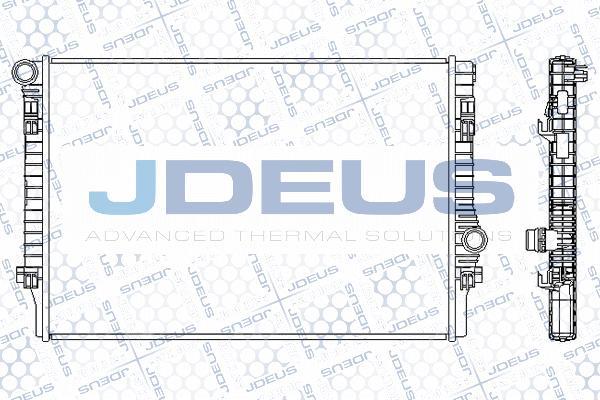 Jdeus M-0300190 - Radiator, mühərrikin soyudulması furqanavto.az