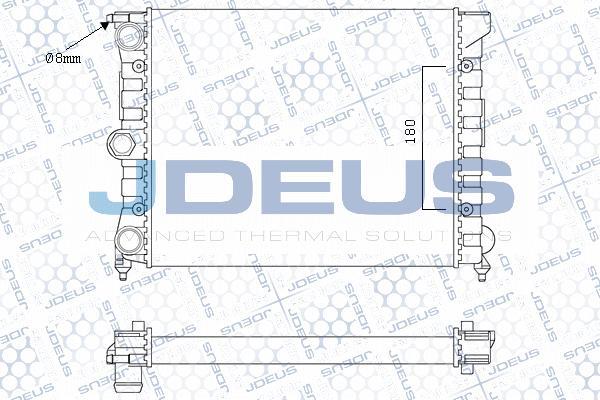 Jdeus M-0300390 - Radiator, mühərrikin soyudulması furqanavto.az