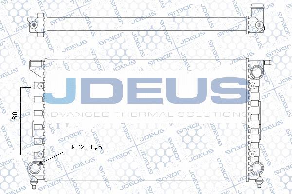 Jdeus M-0300350 - Radiator, mühərrikin soyudulması furqanavto.az