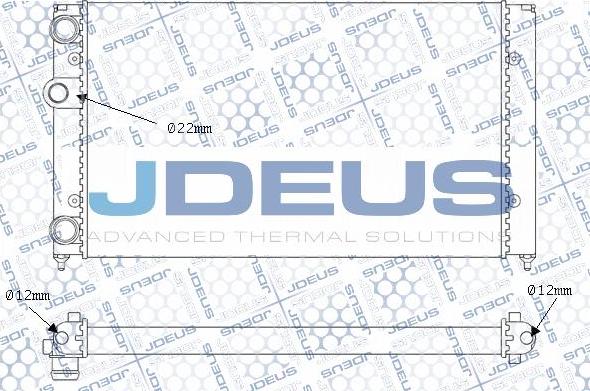 Jdeus M-0300360 - Radiator, mühərrikin soyudulması furqanavto.az