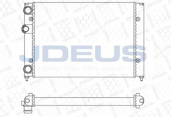 Jdeus M-0300380 - Radiator, mühərrikin soyudulması furqanavto.az