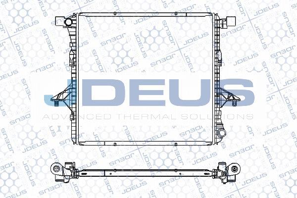 Jdeus M-0300200 - Radiator, mühərrikin soyudulması furqanavto.az