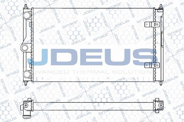 Jdeus M-030028A - Radiator, mühərrikin soyudulması furqanavto.az