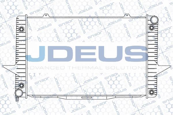 Jdeus M-0310480 - Radiator, mühərrikin soyudulması furqanavto.az