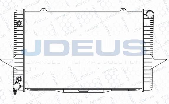 Jdeus M-0310370 - Radiator, mühərrikin soyudulması furqanavto.az