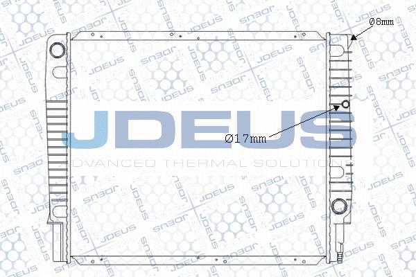Jdeus M-0310260 - Radiator, mühərrikin soyudulması furqanavto.az