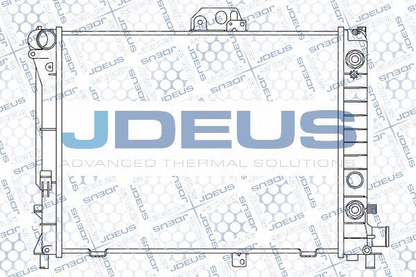 Jdeus M-0240100 - Radiator, mühərrikin soyudulması furqanavto.az