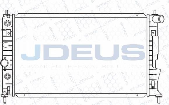 Jdeus M-0240200 - Radiator, mühərrikin soyudulması furqanavto.az