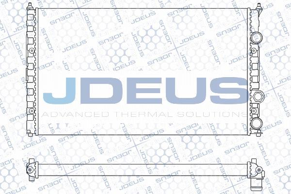 Jdeus M-0250040 - Radiator, mühərrikin soyudulması furqanavto.az