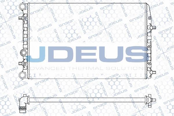 Jdeus M-0250080 - Radiator, mühərrikin soyudulması furqanavto.az