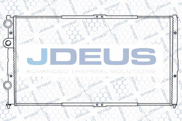 Jdeus M-0250070 - Radiator, mühərrikin soyudulması furqanavto.az