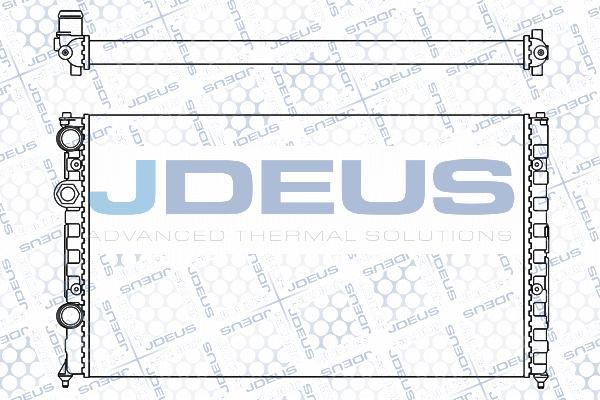 Jdeus M-025018A - Radiator, mühərrikin soyudulması furqanavto.az