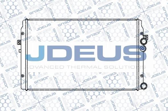 Jdeus M-0250280 - Radiator, mühərrikin soyudulması furqanavto.az