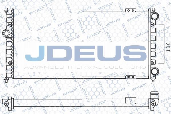 Jdeus M-0250230 - Radiator, mühərrikin soyudulması furqanavto.az