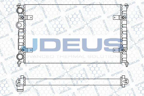 Jdeus M-025022A - Radiator, mühərrikin soyudulması furqanavto.az