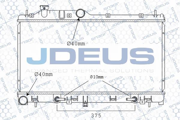 Jdeus M-026010A - Radiator, mühərrikin soyudulması www.furqanavto.az