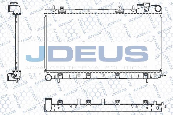 Jdeus M-026012A - Radiator, mühərrikin soyudulması furqanavto.az