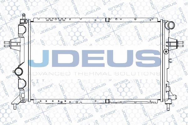Jdeus M-0200820 - Radiator, mühərrikin soyudulması furqanavto.az