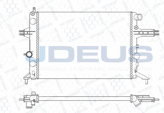 Jdeus M-0200760 - Radiator, mühərrikin soyudulması furqanavto.az