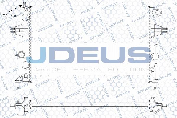 Jdeus M-0200770 - Radiator, mühərrikin soyudulması furqanavto.az