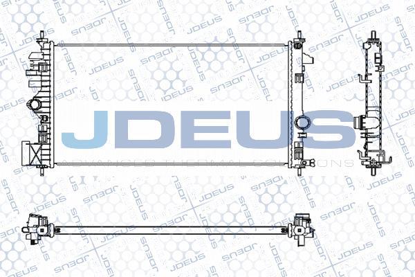 Jdeus M-0201130 - Radiator, mühərrikin soyudulması furqanavto.az