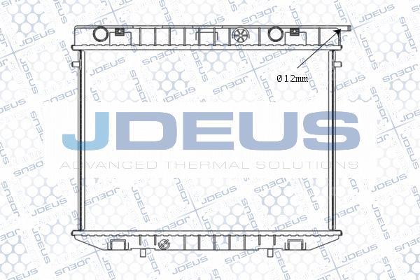 Jdeus M-020125A - Radiator, mühərrikin soyudulması furqanavto.az