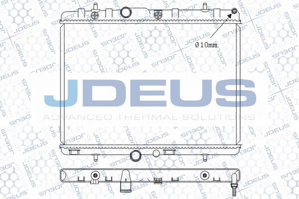 Jdeus M-0210430 - Radiator, mühərrikin soyudulması furqanavto.az