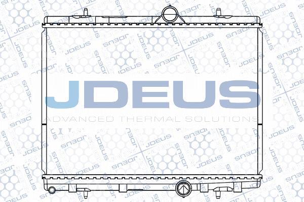 Jdeus M-0210570 - Radiator, mühərrikin soyudulması furqanavto.az