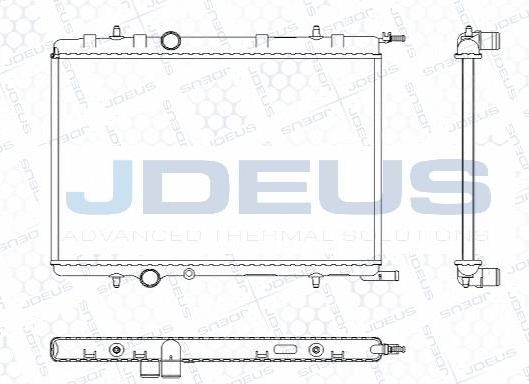 Jdeus M-0210341 - Radiator, mühərrikin soyudulması furqanavto.az