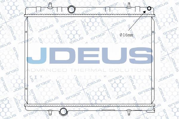 Jdeus M-0210380 - Radiator, mühərrikin soyudulması furqanavto.az