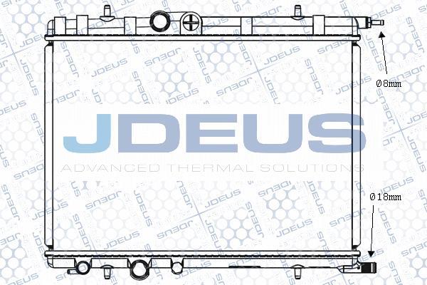 Jdeus M-0210331 - Radiator, mühərrikin soyudulması furqanavto.az