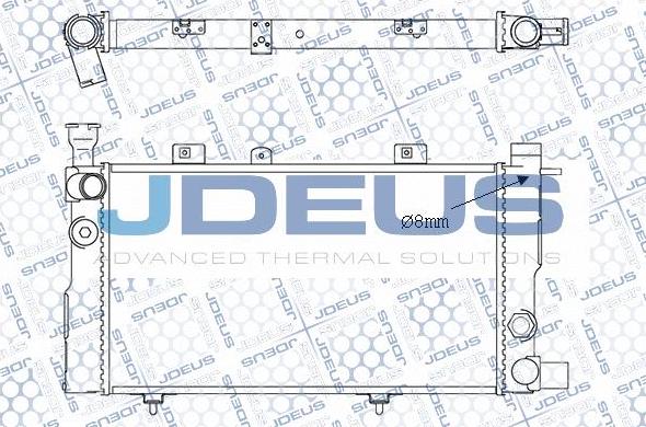 Jdeus M-0210241 - Radiator, mühərrikin soyudulması furqanavto.az