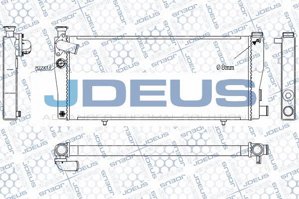 Jdeus M-0210211 - Radiator, mühərrikin soyudulması furqanavto.az