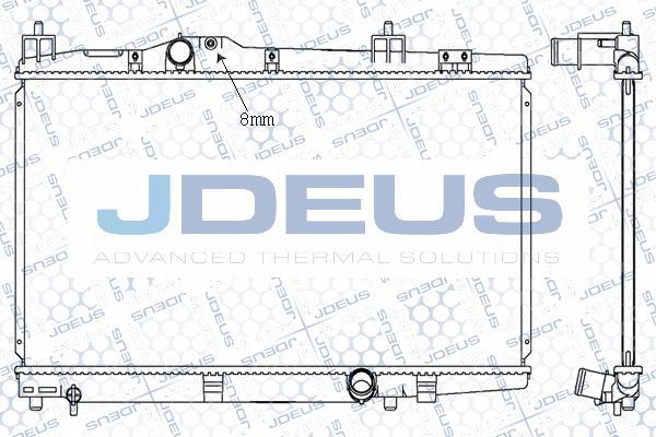 Jdeus M-0280160 - Radiator, mühərrikin soyudulması furqanavto.az