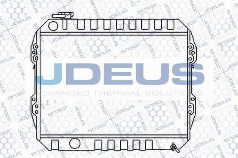 Jdeus M-0281090 - Radiator, mühərrikin soyudulması furqanavto.az