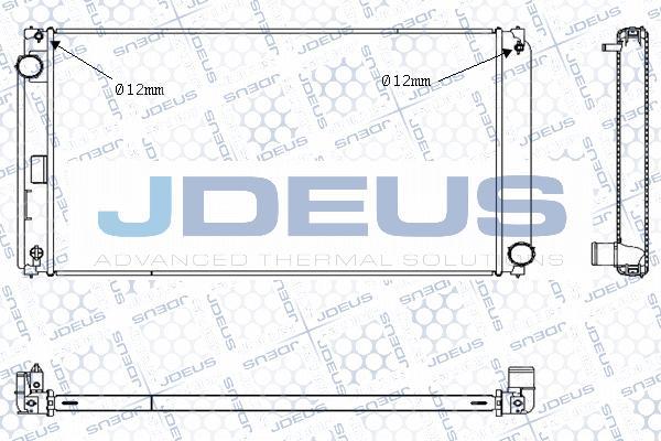 Jdeus M-0281150 - Radiator, mühərrikin soyudulması furqanavto.az