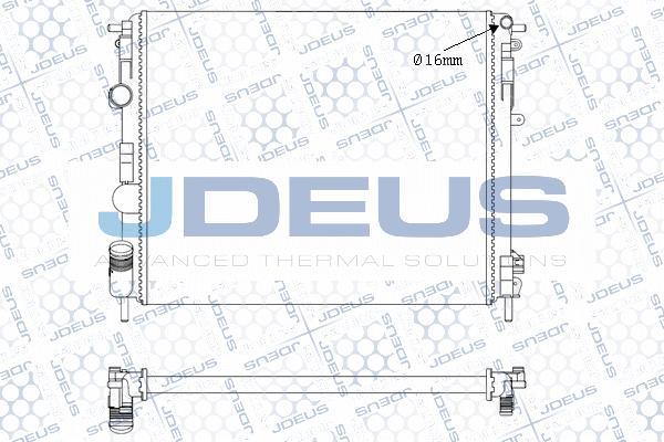 Jdeus M-0230660 - Radiator, mühərrikin soyudulması furqanavto.az