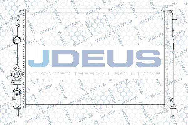 Jdeus M-0230600 - Radiator, mühərrikin soyudulması furqanavto.az