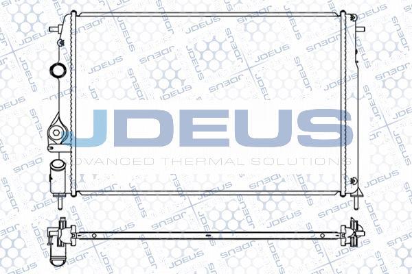 Jdeus M-0230601 - Radiator, mühərrikin soyudulması furqanavto.az