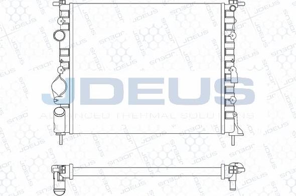 Jdeus M-0230630 - Radiator, mühərrikin soyudulması furqanavto.az