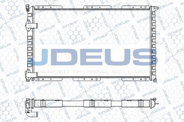 Jdeus M-023018A - Radiator, mühərrikin soyudulması furqanavto.az