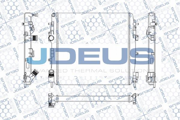 Jdeus M-0230860 - Radiator, mühərrikin soyudulması furqanavto.az