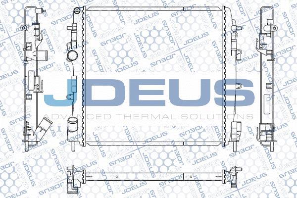 Jdeus M-0230880 - Radiator, mühərrikin soyudulması furqanavto.az