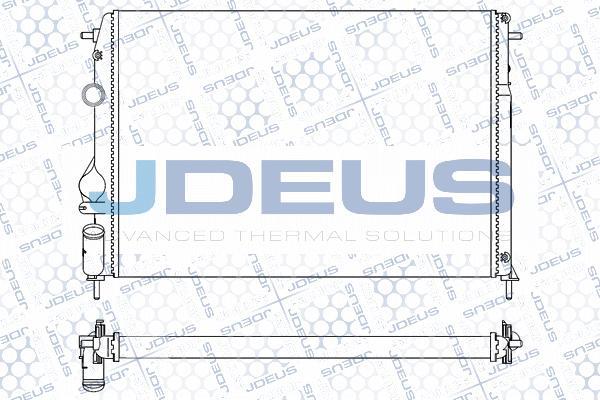 Jdeus M-0230830 - Radiator, mühərrikin soyudulması furqanavto.az