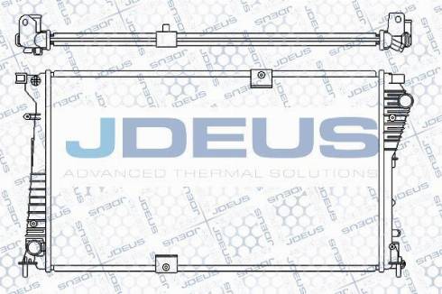 Jdeus M-0230390 - Radiator, mühərrikin soyudulması furqanavto.az