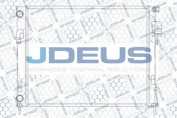 Jdeus M-0230760 - Radiator, mühərrikin soyudulması furqanavto.az