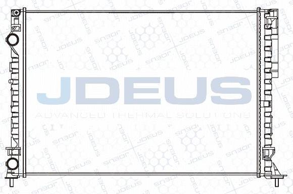 Jdeus M-0231160 - Radiator, mühərrikin soyudulması furqanavto.az