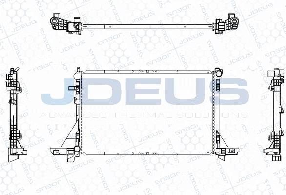 Jdeus M-0231110 - Radiator, mühərrikin soyudulması furqanavto.az