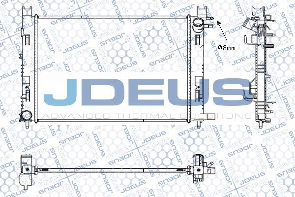 Jdeus M-0231130 - Radiator, mühərrikin soyudulması furqanavto.az